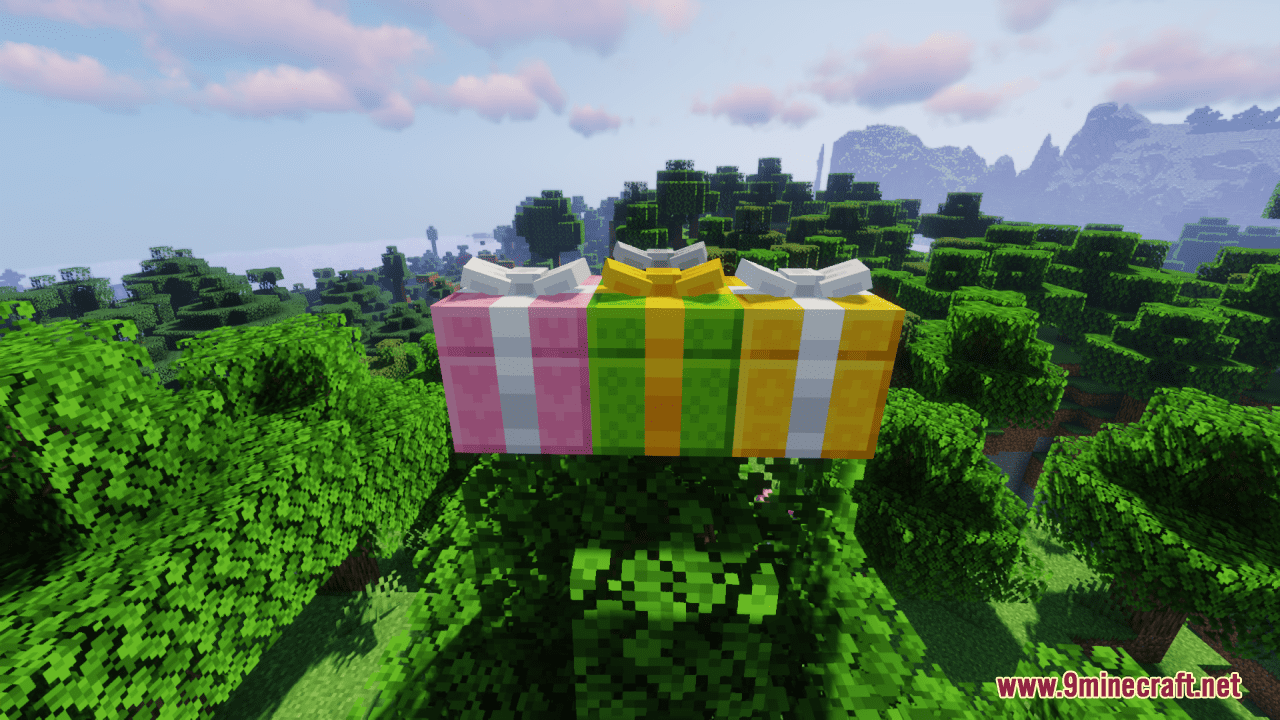 description_5 Shulker Gift Boxes Resource Pack (1.19.4, 1.19.2) - Текстурный пакет