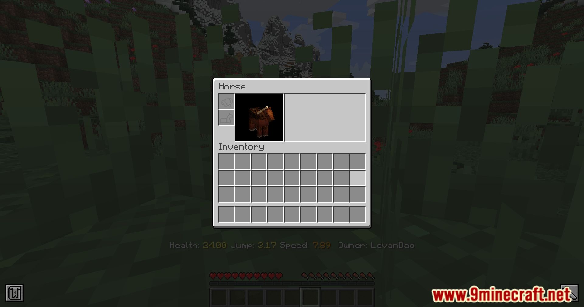 description_6 Horse Statistics Mod 1.20.4 - Elección informada