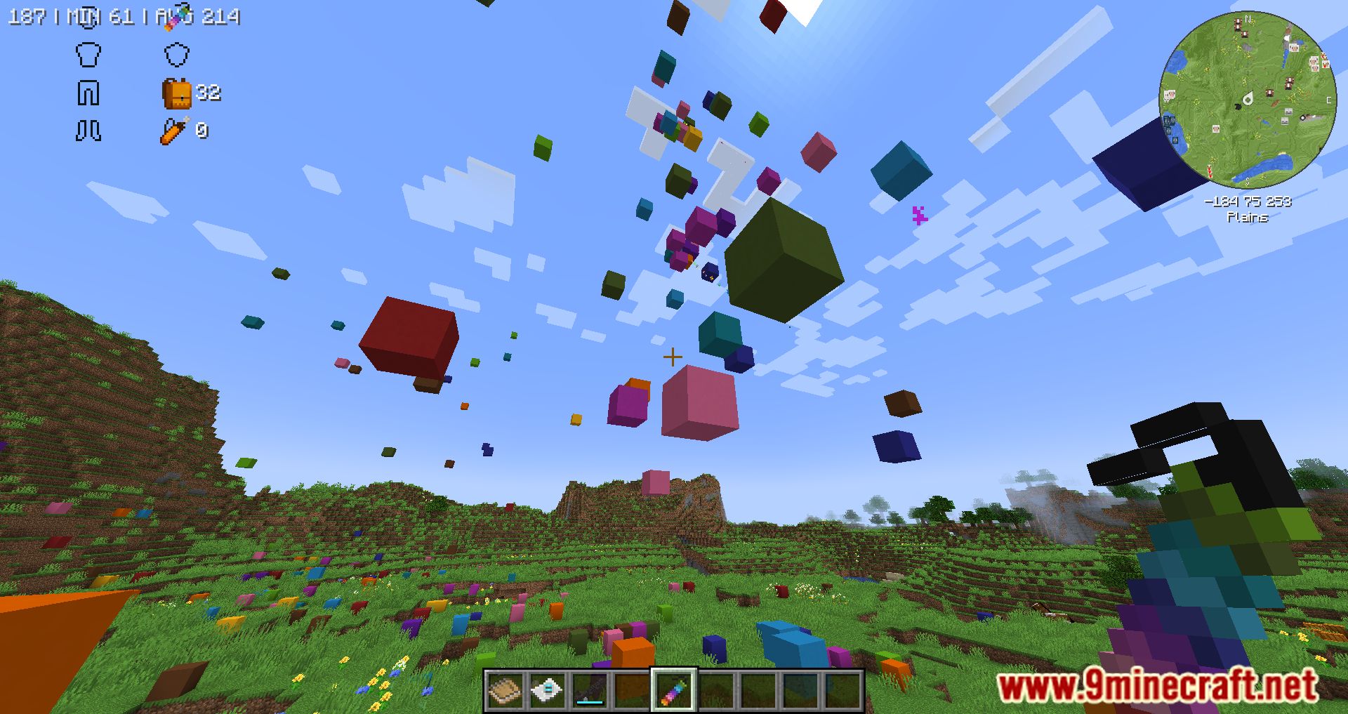 description_17 Hexangle's Tech Bombs Guns and War Modpack 1.19.2 - A World of Carnage