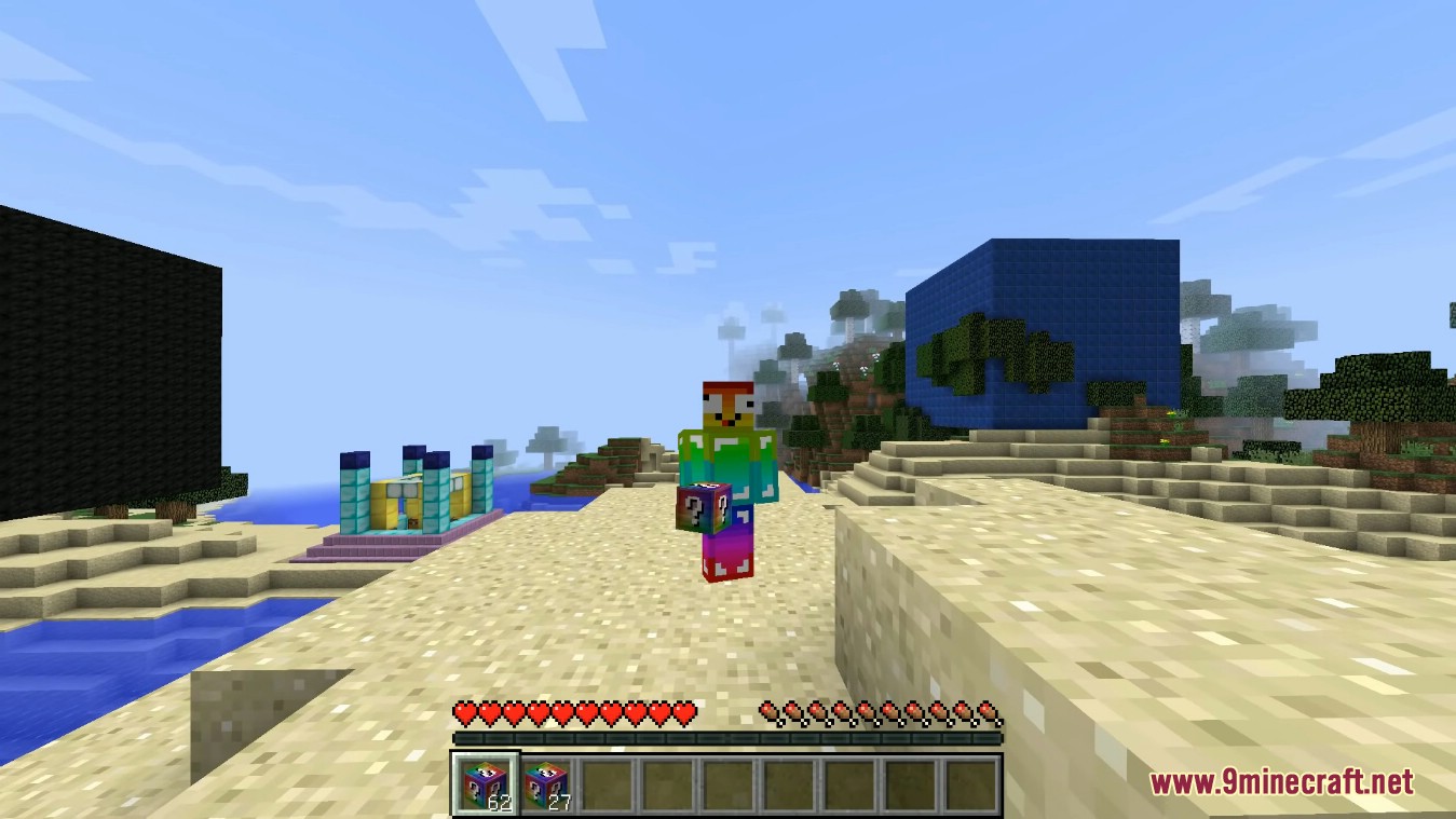 description_4 Avaritia Lucky Block Mod (1.18.2) - худшие и лучшие блоки