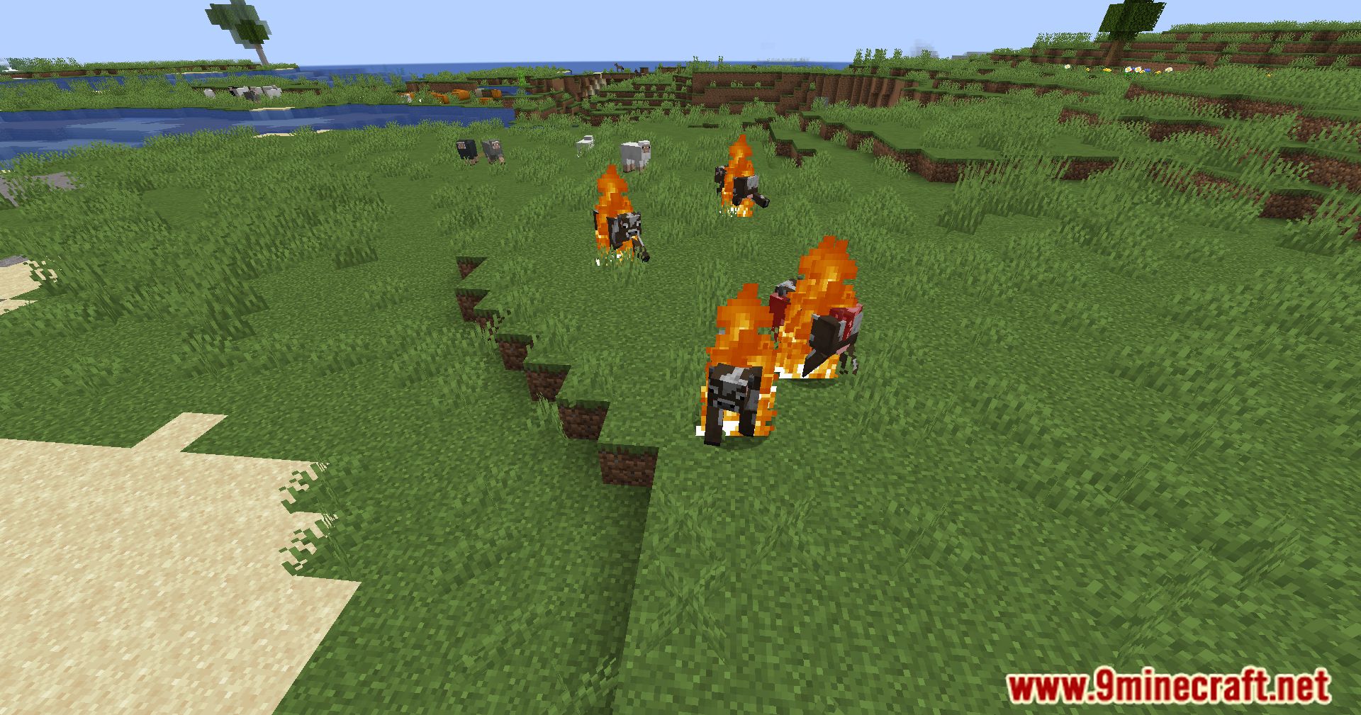 image 9 for Burn In The Sun Mod (1.20.4) - corrected the effects of sunlight