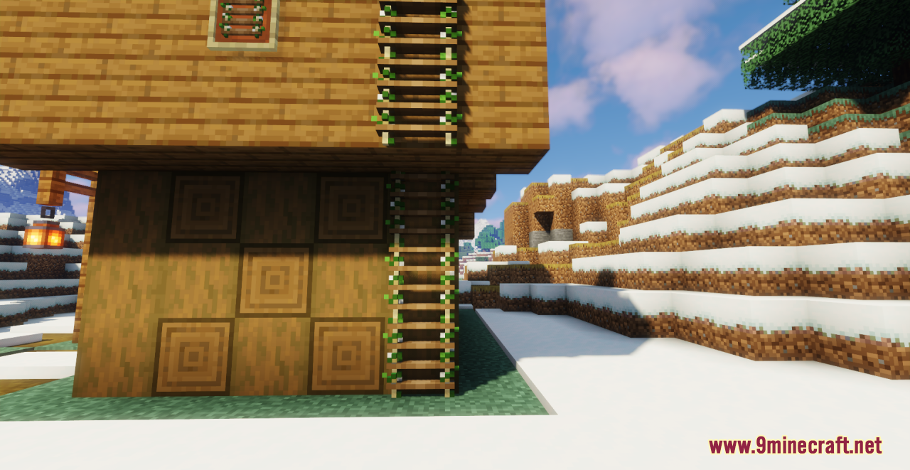description_1 Веревочная лестница с лианами Resource Pack (1.19.2, 1.19) - Пакет текстур