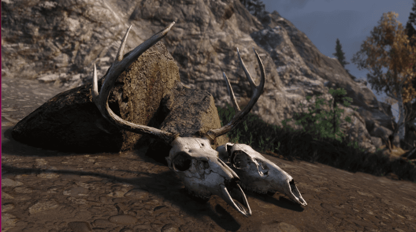 description_3 3D Deer Skull Replacement