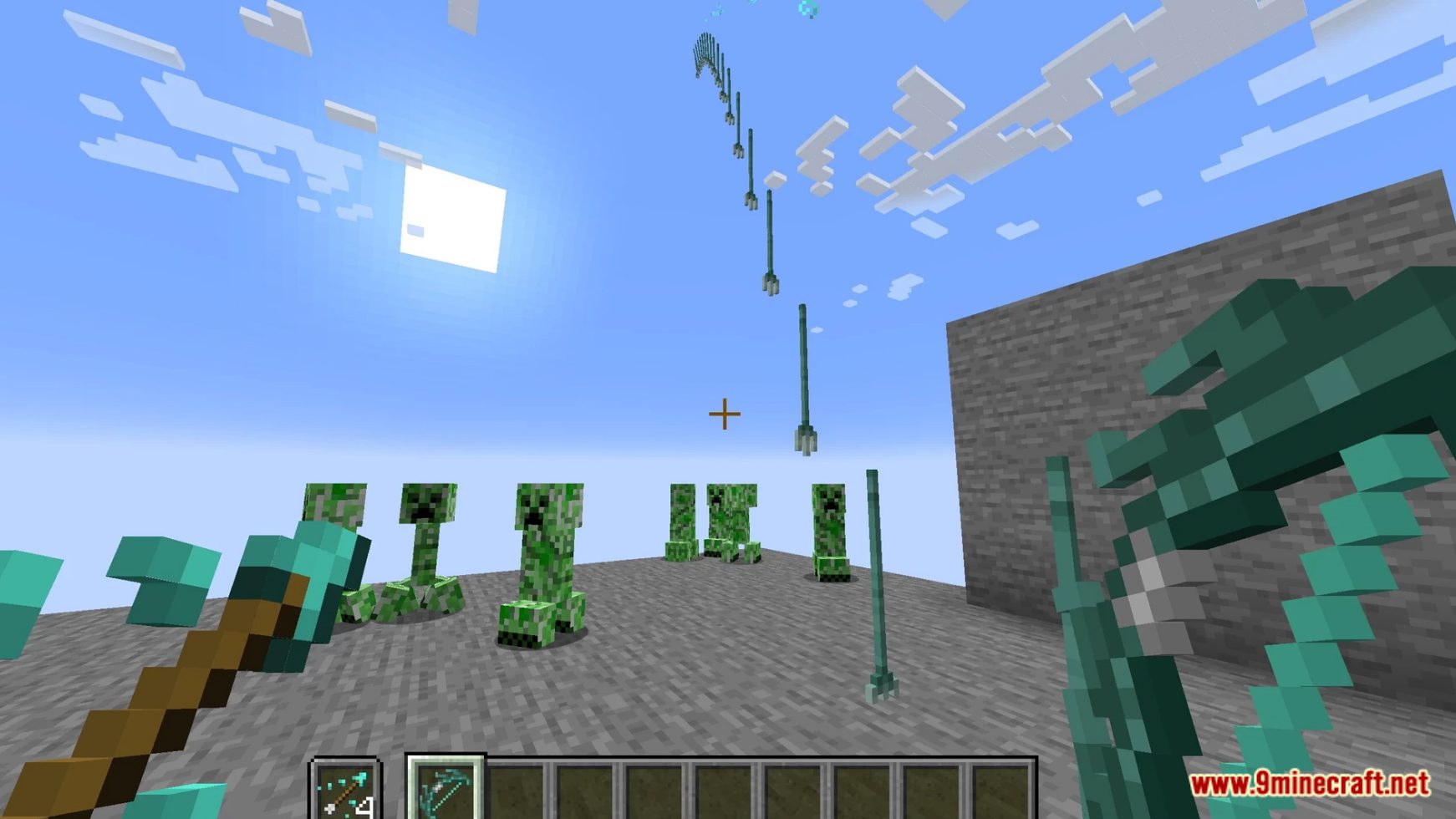 description_0 Super Weapons Data Pack (1.20.2, 1.19.4) - Раскройте силу мифов в Minecraft!