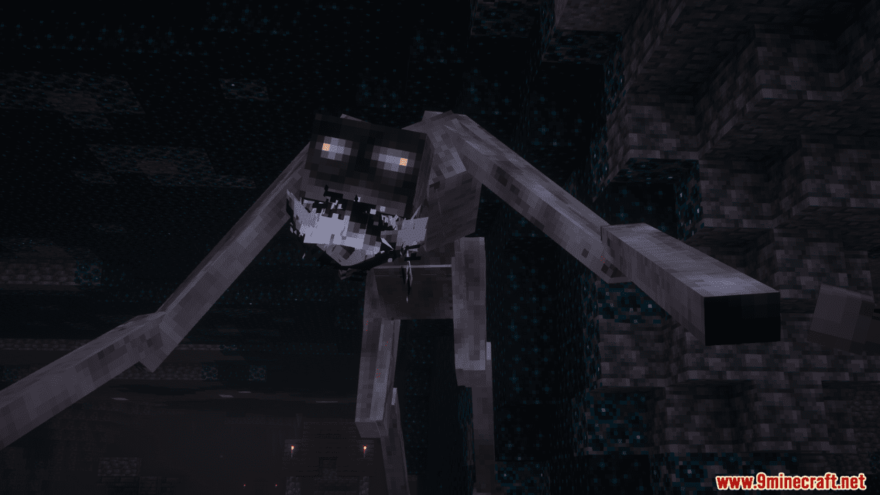 image 7 for  The Rake Dweller Mod (1.19.2) - Вражеские гуманоиды охотятся на игроков.