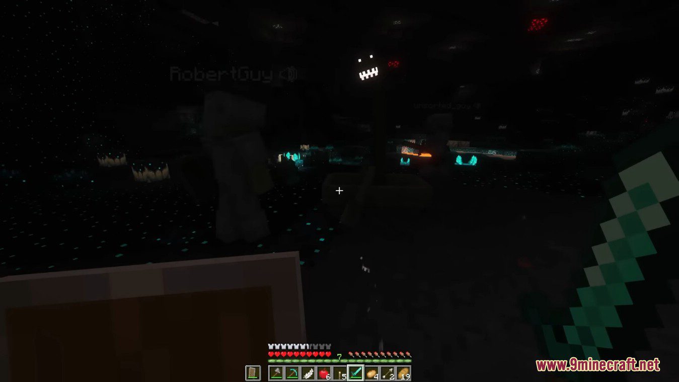 description_10 Cave Dweller Mod (1.19.3) - Выживание в самом страшном моде Minecraft