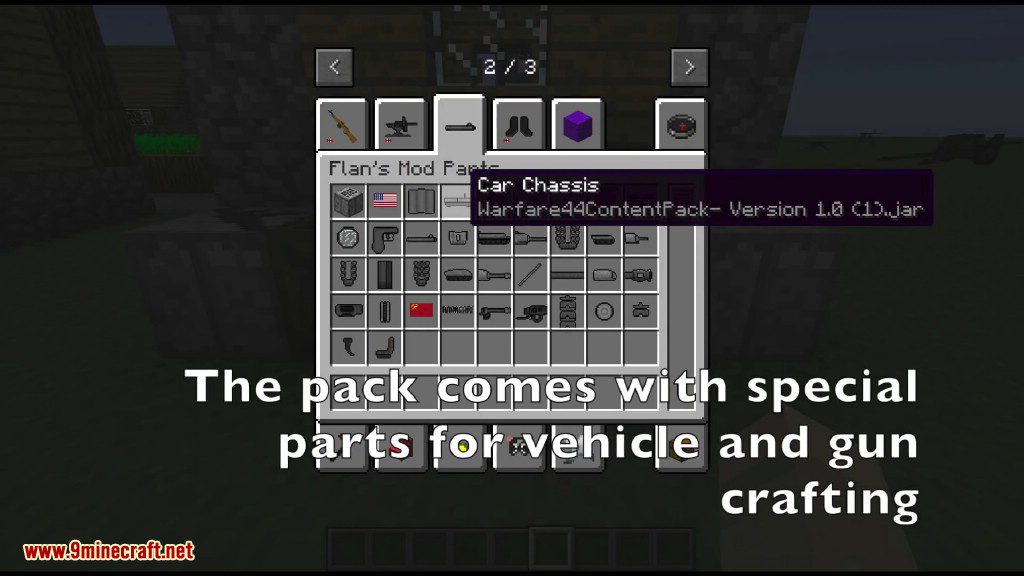 description_33 War 44 Content Pack 1.12.2 (Вторая мировая война, холодная война)