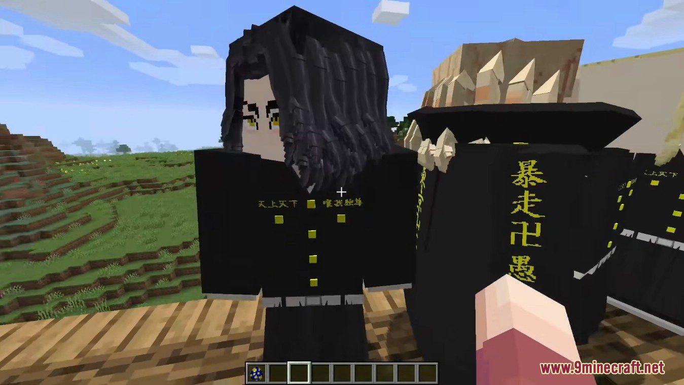description_7 Tokyo Revengers Mod (1.16.5) - Банды, Мото, Бахадж, Майки