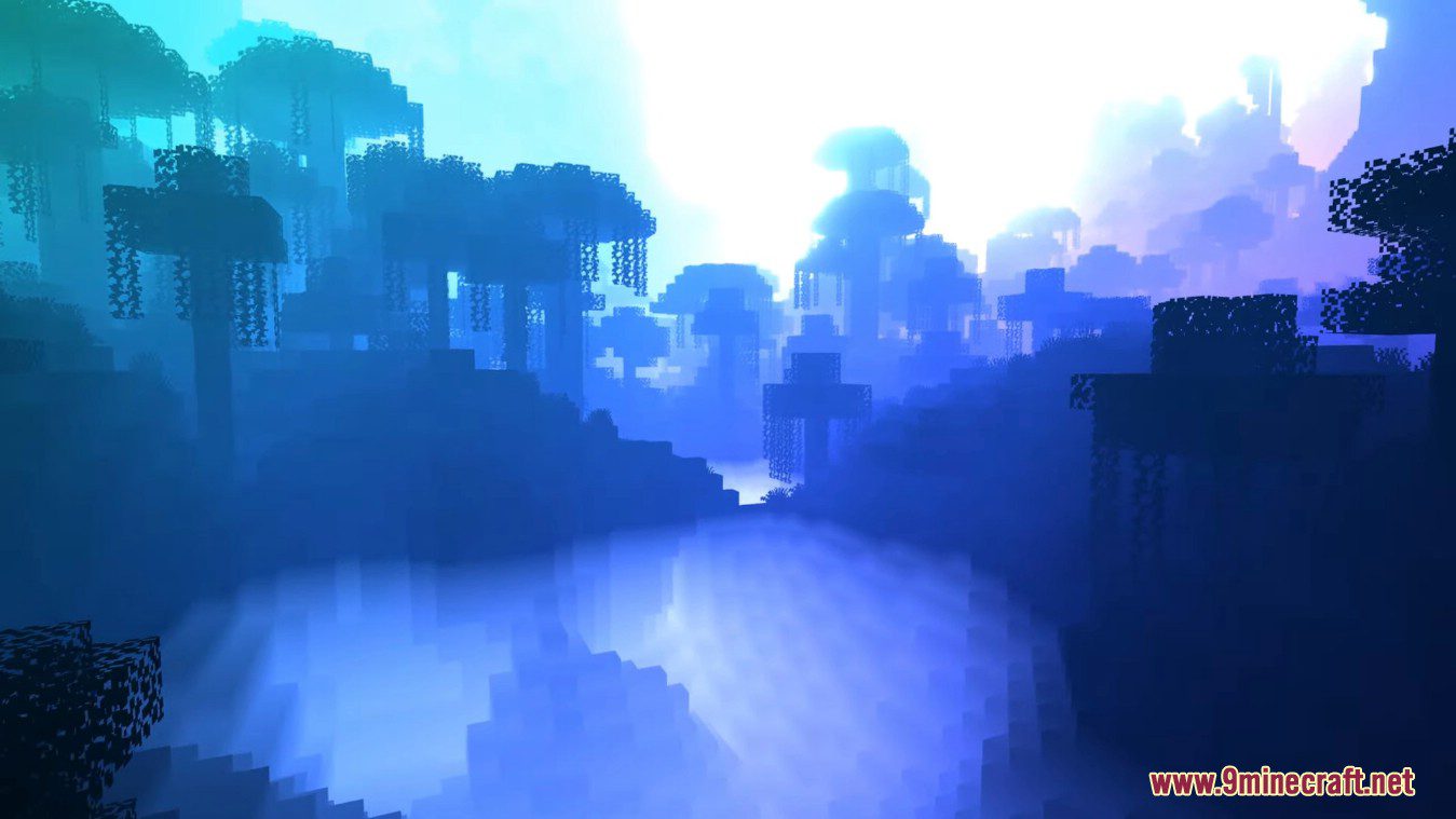 description_11 Ominous Shaders 1.20.4 - um pacote colorido de sombreadores de neblina