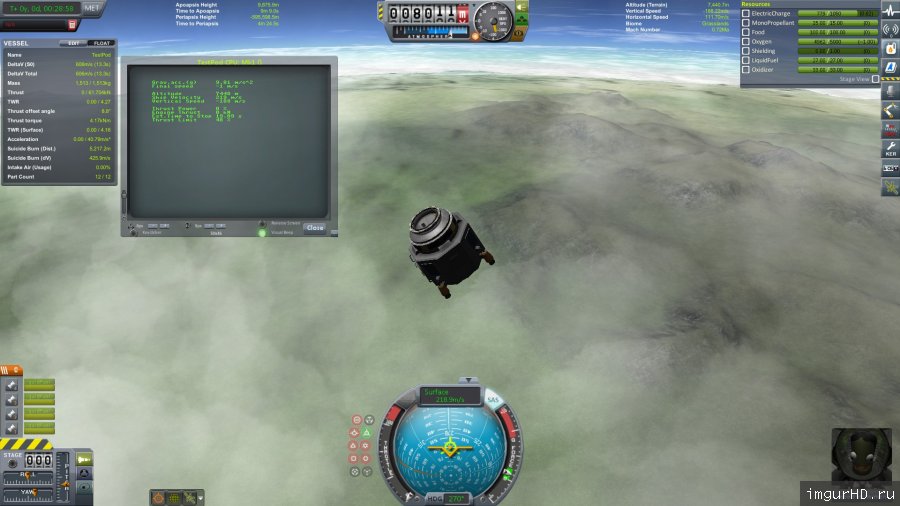 description_8 Landing autopilot script kOS