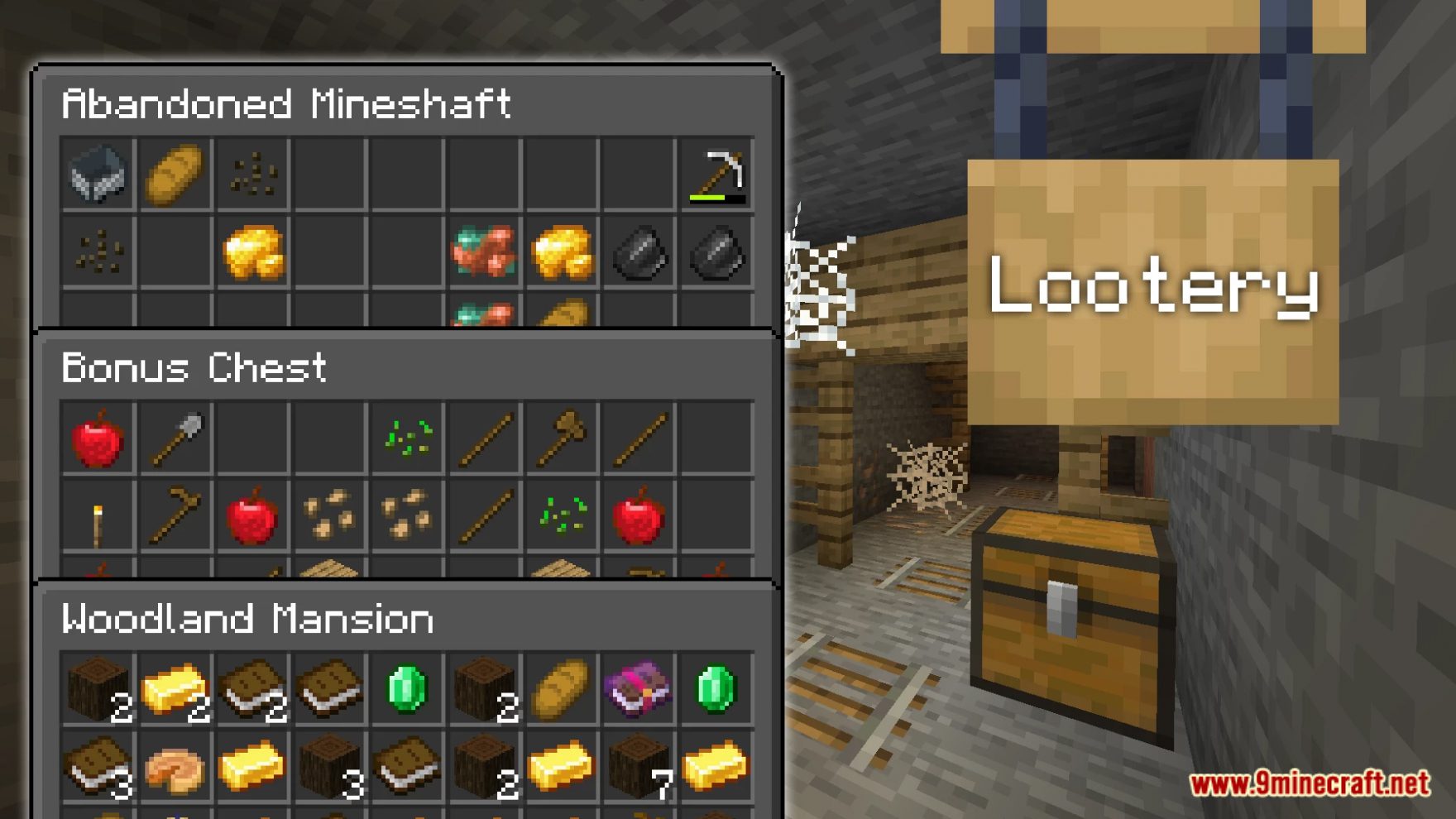 description_4 Balancing loot data packages (1.20.2, 1.19.4) - Reworking loot tables!