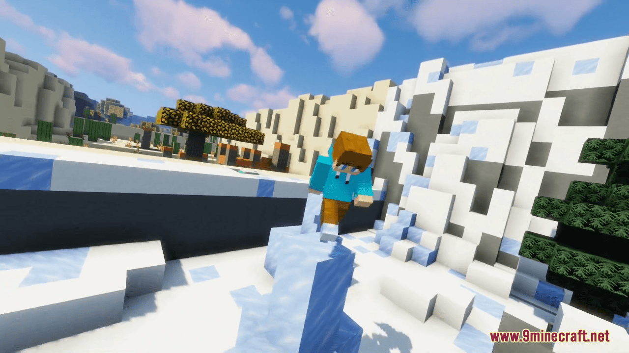 Description_8 Mapa de 100 segundos de parkour (1.20.4, 1.19.4) - ¡establezca su propio récord!