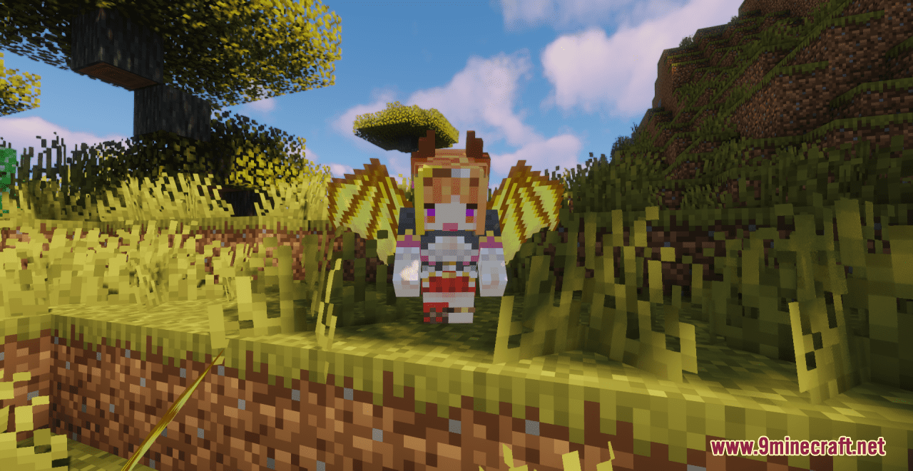 description_2 Hololive Monster Resource Pack (1.20.4, 1.20.2, 1.20.1, 1.20) - текстурный пакет