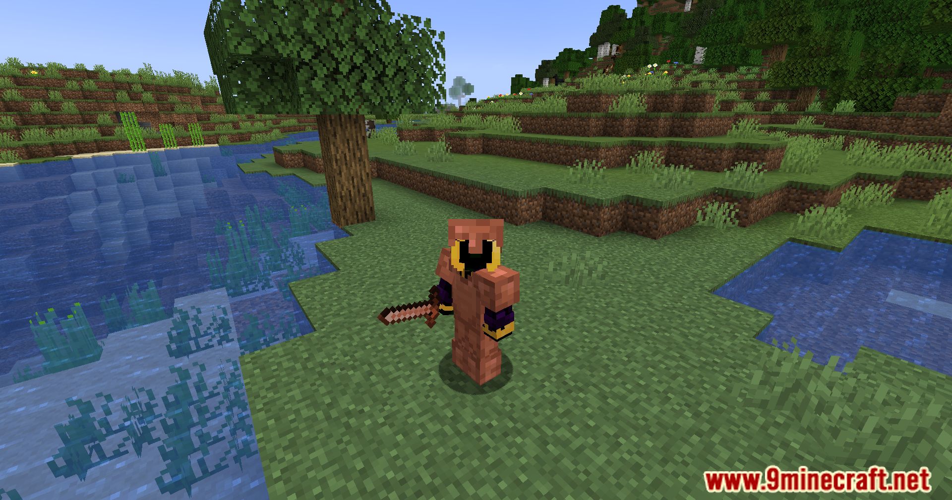 image 2 for Pure Copper Tools Mod (1.20.4) - Elegant touch, discover the beauty of Pure Copper Tools!