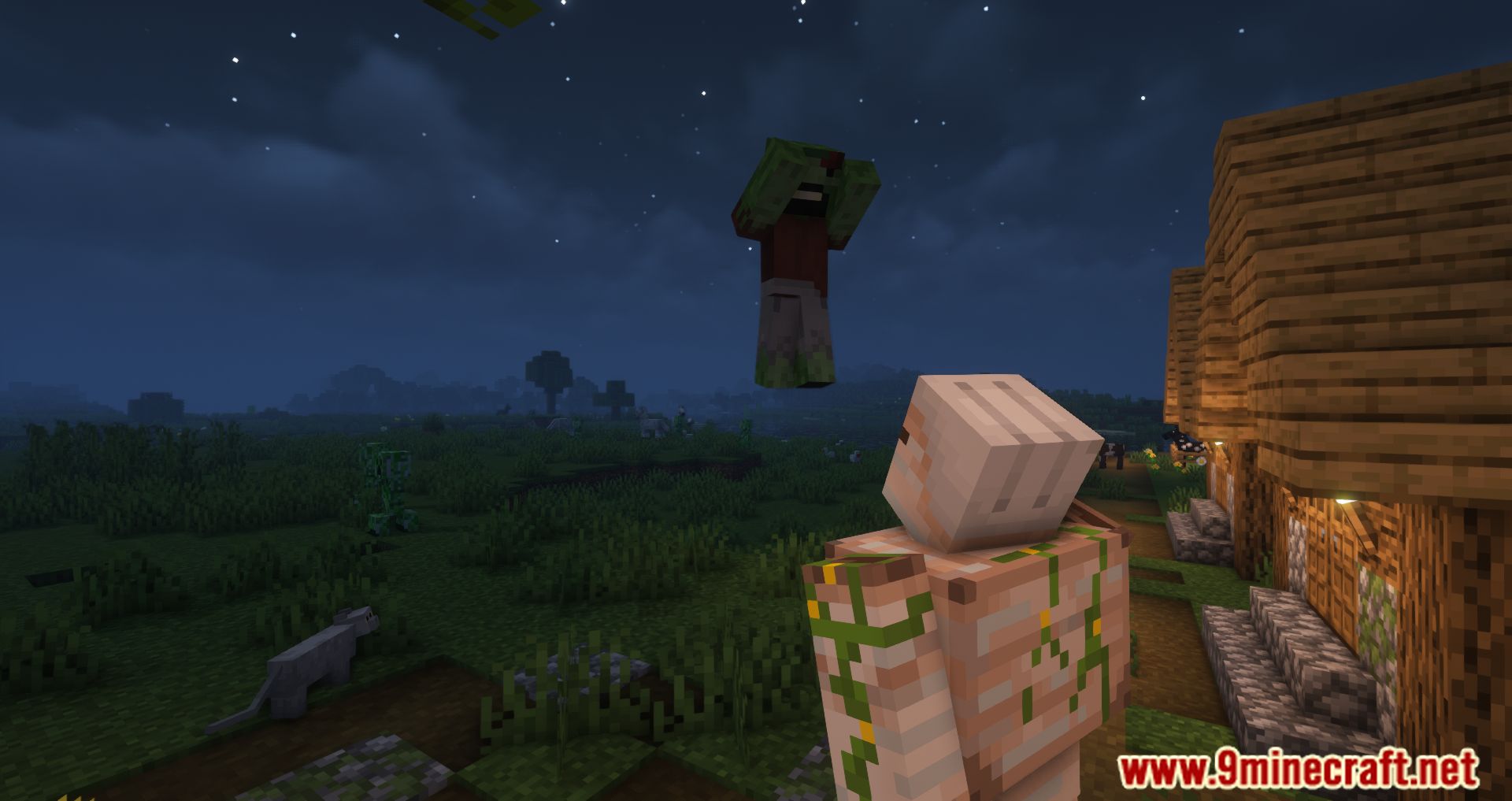 description_1 Mo' Zombies Wave Mod (1.20.1) - Представляем новый тип зомби