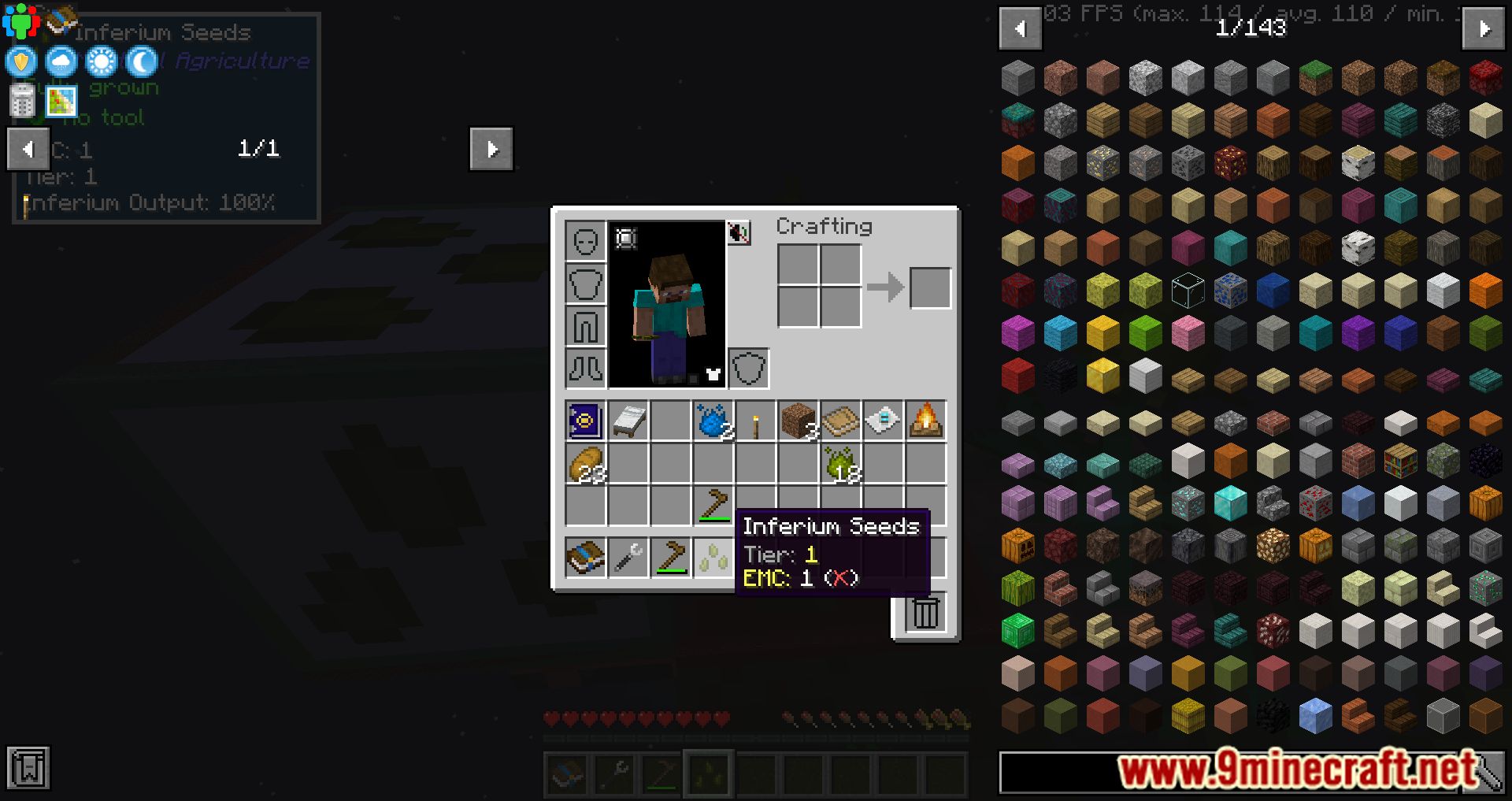 description_7 Mystic Block Modpack (1.16.5) - Focus on traveling through the sky block