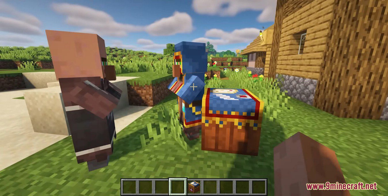 description_1 Profissão de andarilho Mod 1.19.4 - uma nova profissão para um aldeão