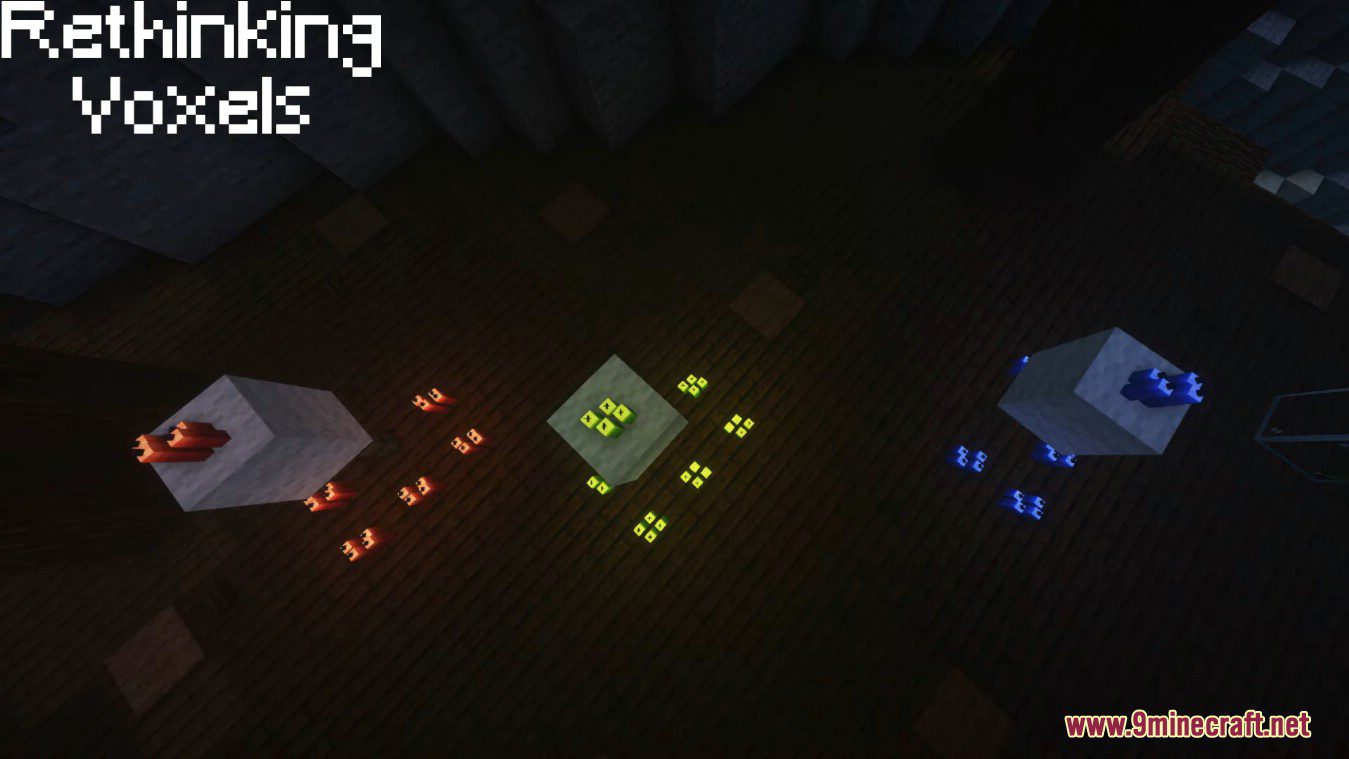 description_15 Rethinking Voxels Shaders 1.19.3 - Цветной свет, резкие тени