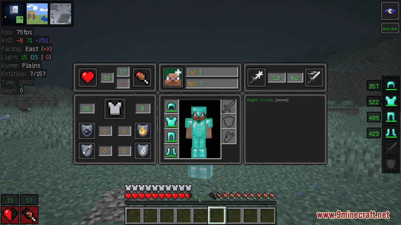 imagem 4 para Mod EssentialGUI (1.20.6) - estatísticas de um jogador específico