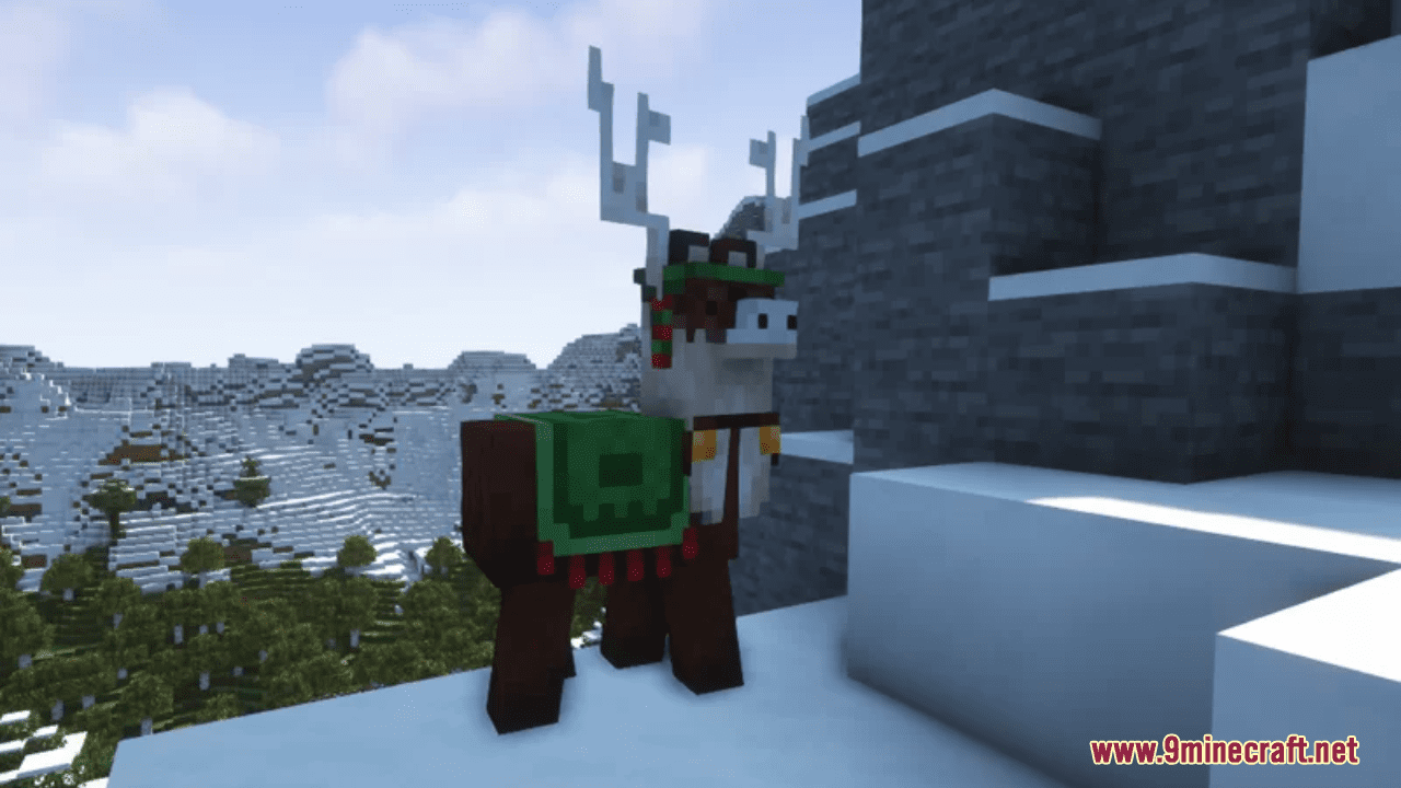 description_13 Christmas Reindeer Resource Pack (1.19.4, 1.19.2) от Trader Rama - Texture Pack