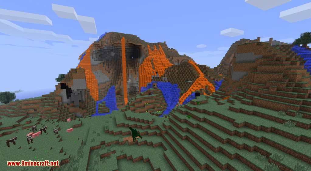 description_9 Мод OreSpawn (1.12.2) - лучшие боссы, питомцы и подземелья