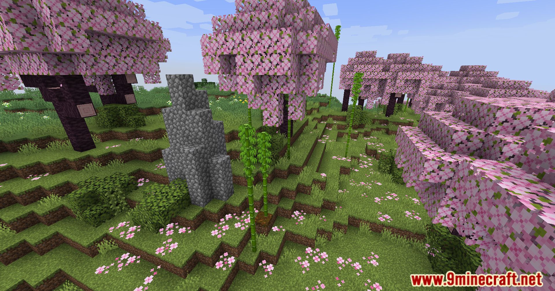 description_0 Geophilic Reforged Mod - an improved overworld biome with subtle improvements!