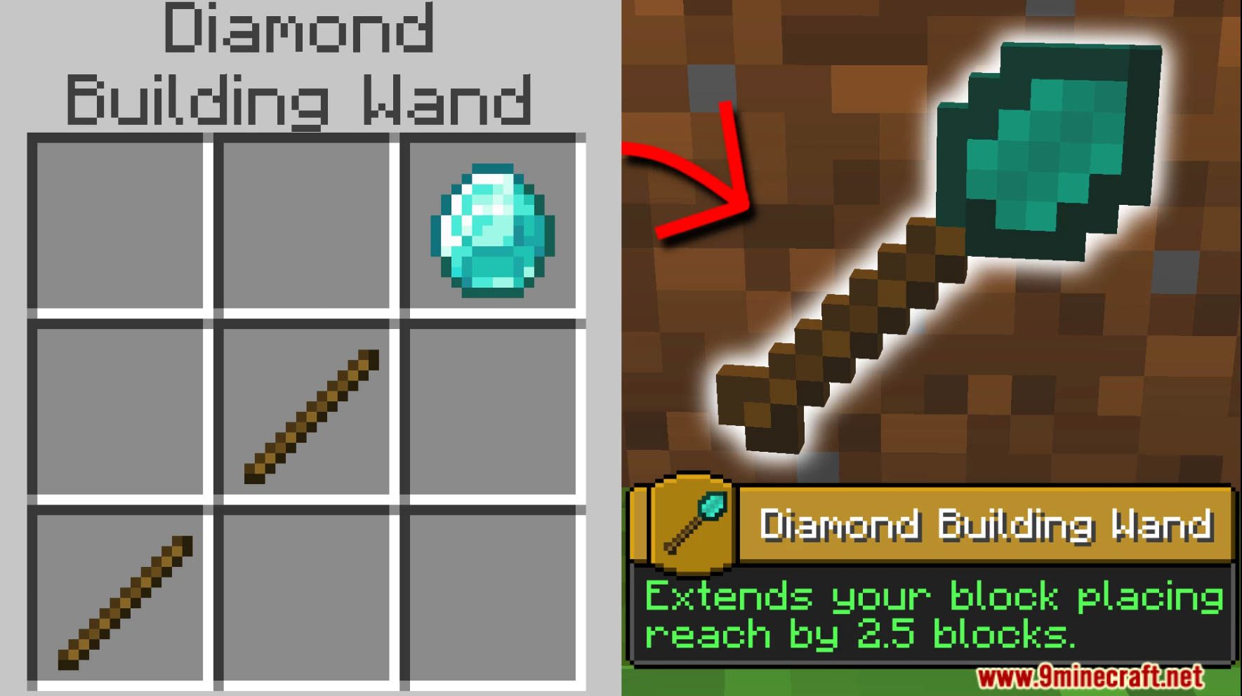 description_5 Building Wands Data Pack (1.20.4, 1.19.4) - Develop your building skills!