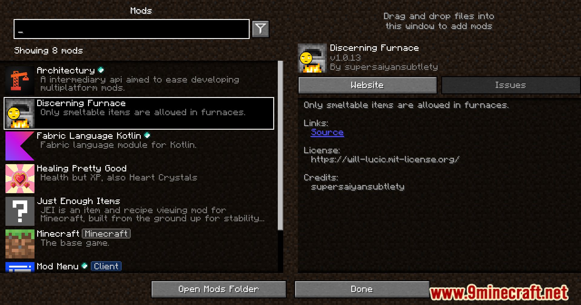 image 1 for  Discerning Furnace Mod (1.20.4) - Упрощенная плавка в Minecraft