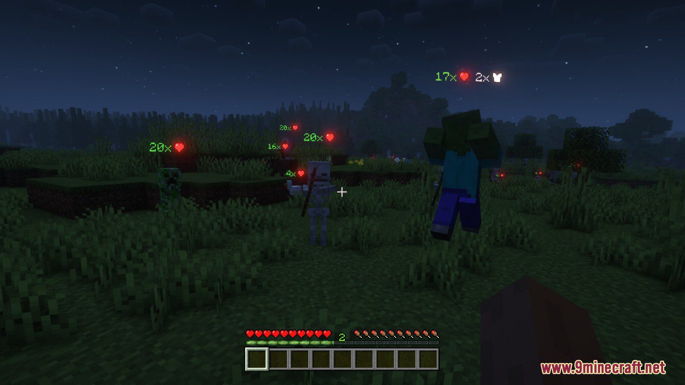 description_1 Mob Plaques Mod (1.20.1) - a neat little attribute for mobs