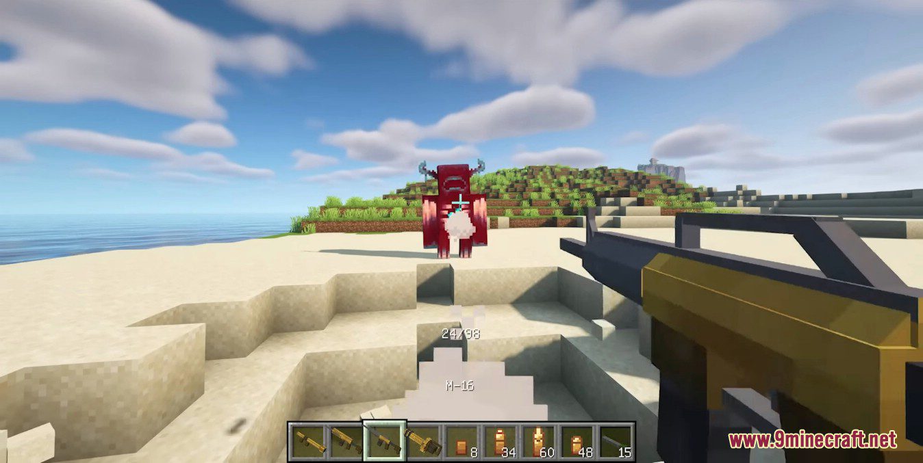 description_11 Мод Create Armory (1.19.2) - оружие и ракеты