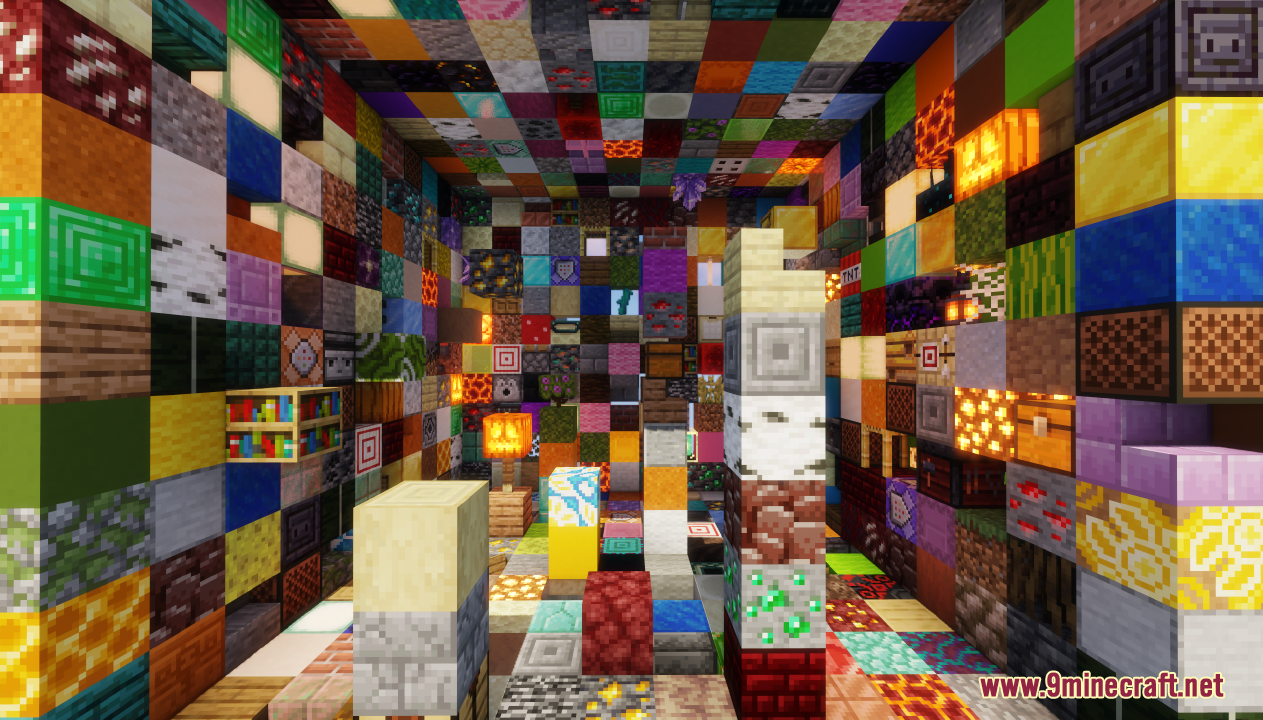 description_3 Maps Shuffle Parkour 2 (1.20.4, 1.19.4) - as far as possible