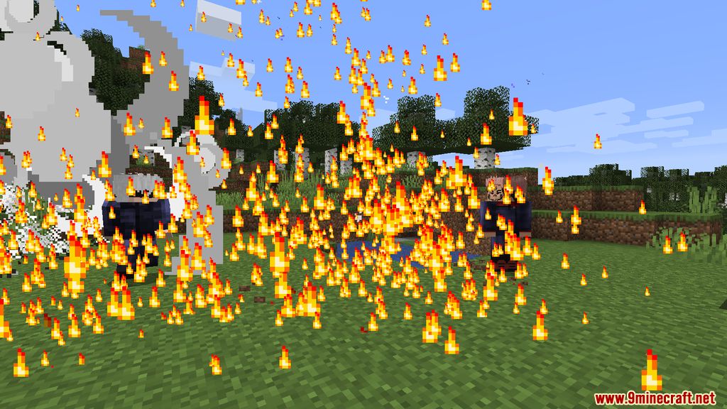 description_15 Jutsu Kaiten Mod 1.16.5 - Animation, witchcraft combat