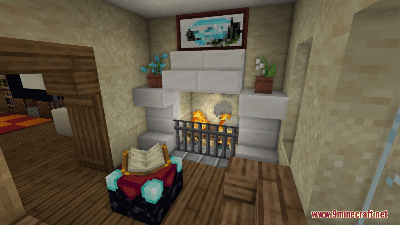 description_9 Map of cozy water villas (1.20.4, 1.19.4) - Island Serenity