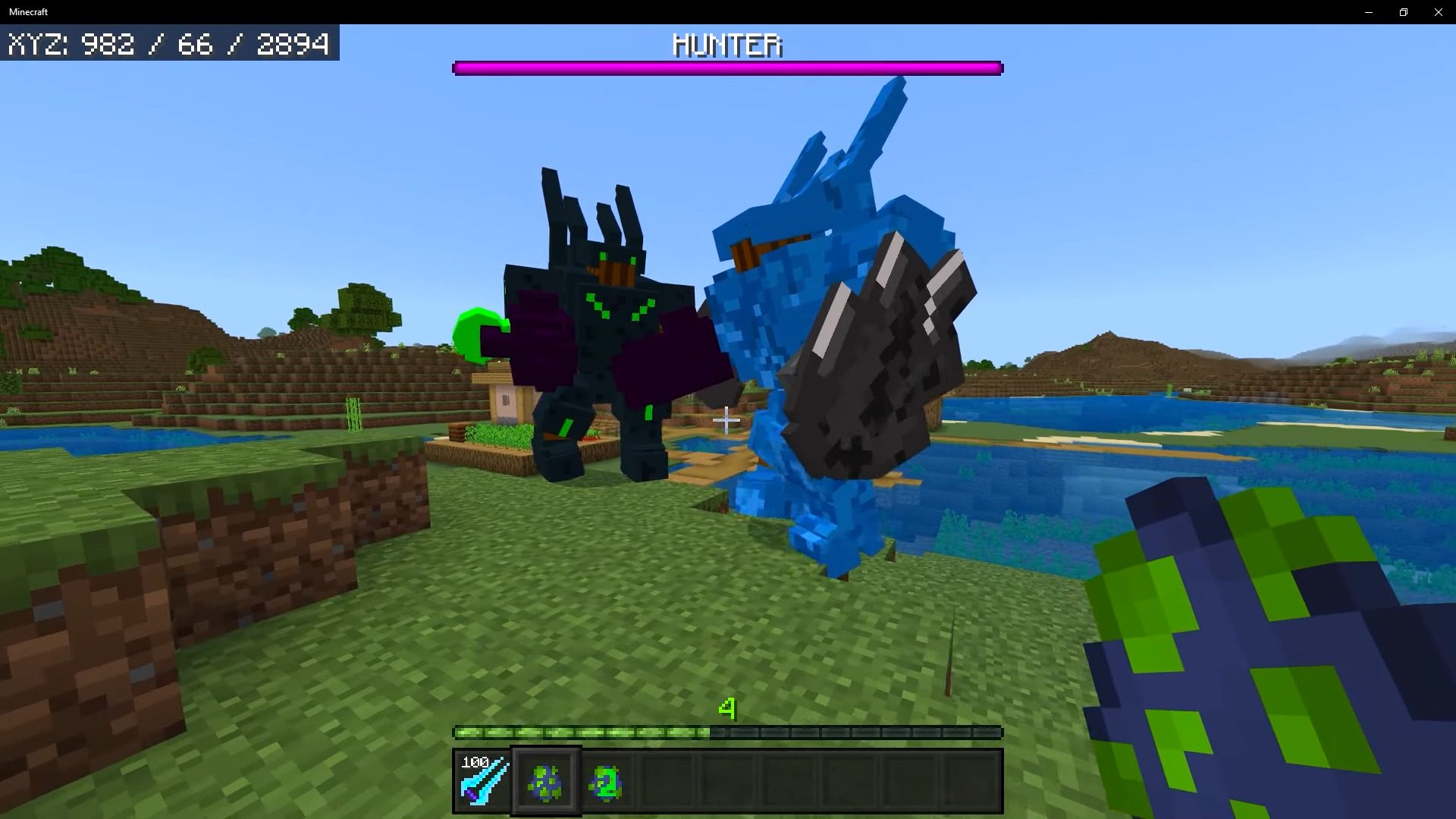 image 10 for Halo Plugin (1.20, 1.19) - MCPE/Bedrock 3D weapons modifier
