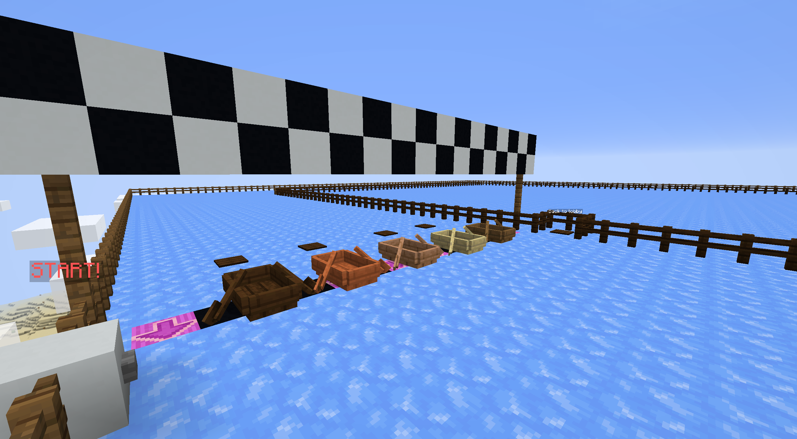 description_0 Boat racing | Map for Minecraft