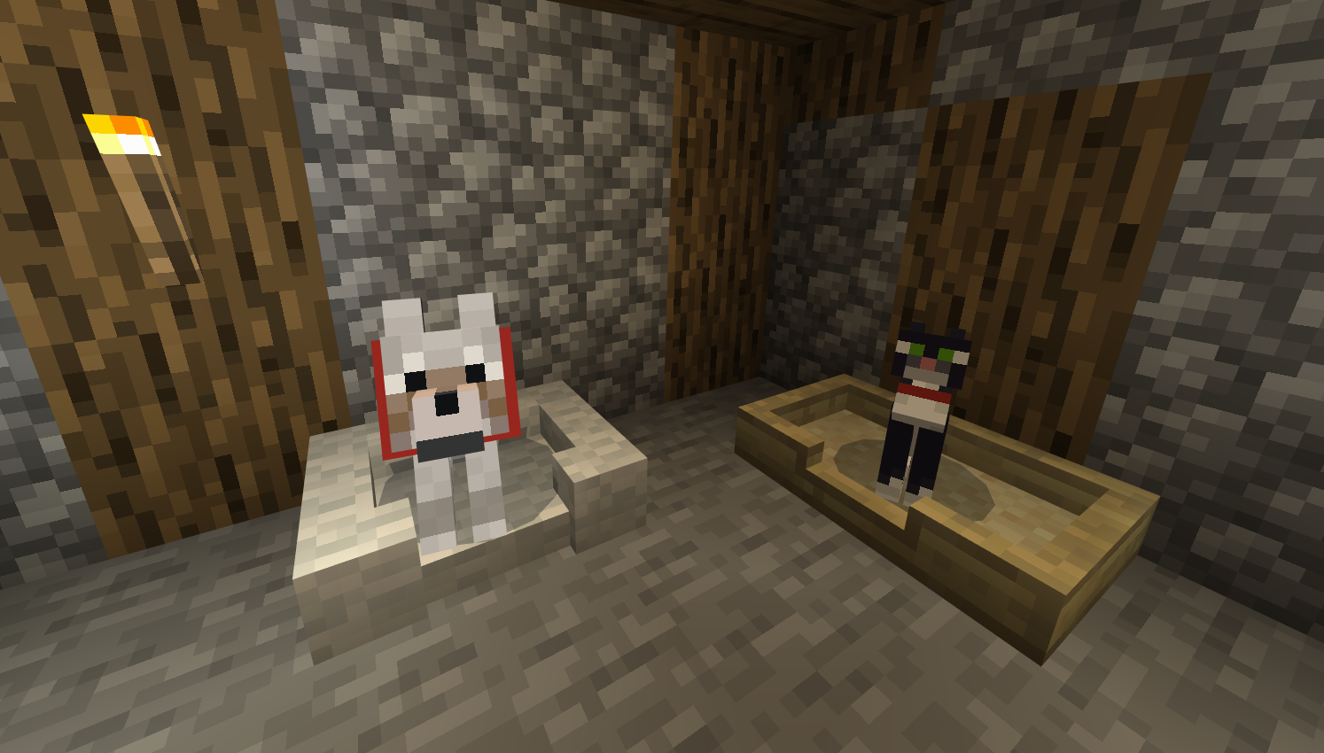 image 13 for Дополнение "Мебель для домашних животных" (1.20) - MCPE/Bedrock Mod