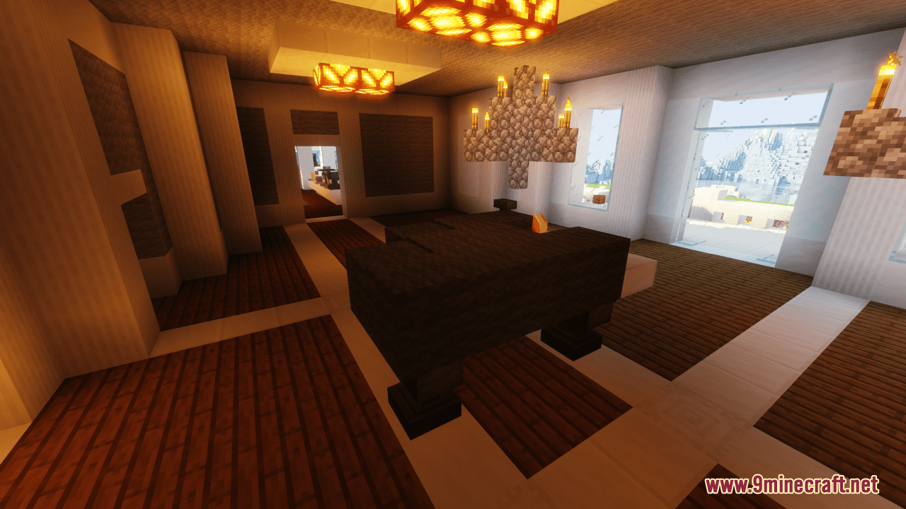 description_9 Map Alpine Mansion (1.20.4, 1.19.4) - spacious modern residence
