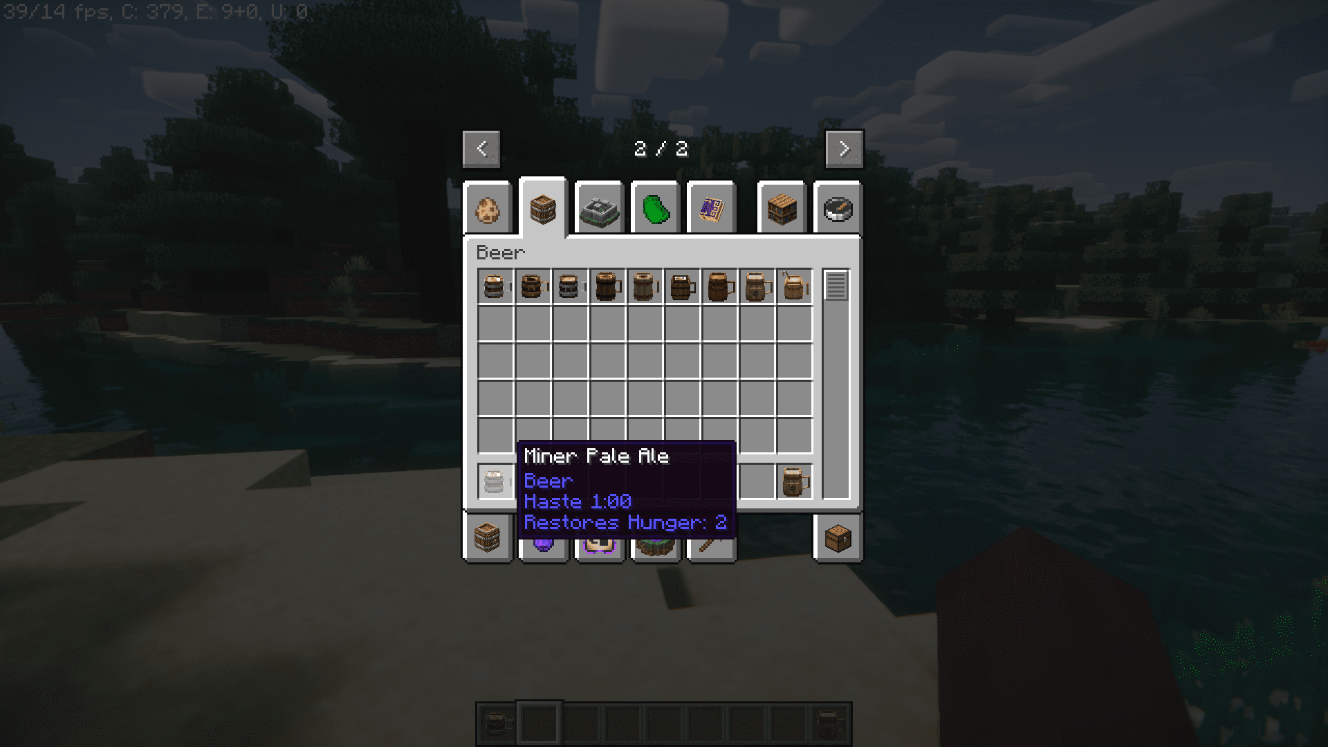 description_11 Drink Beer Refill Mod - beer mug and drunkenness effects