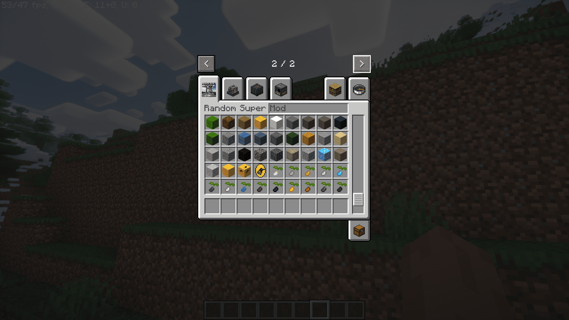 description_6 Random Super Mod 1.20.2 - новые интересные функции