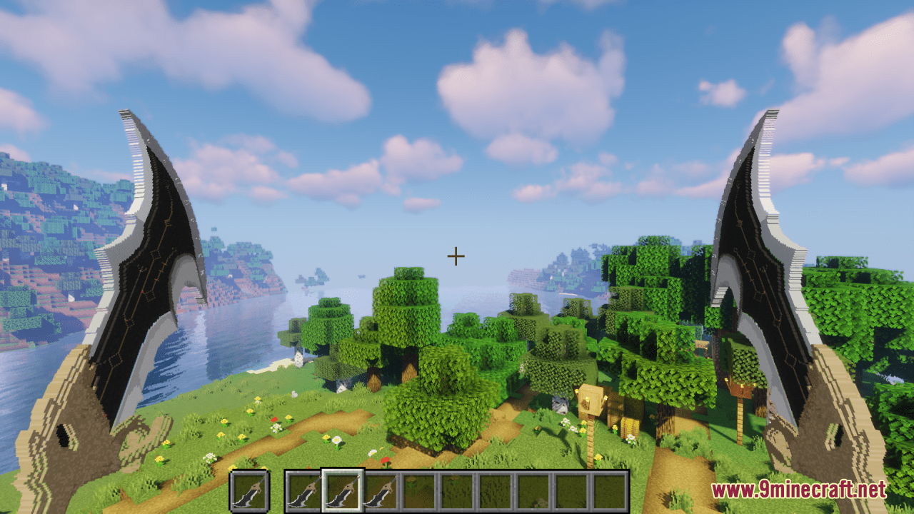 description_4 Blades Of Chaos Resource Pack (1.19.4, 1.19.2) - текстур-пак