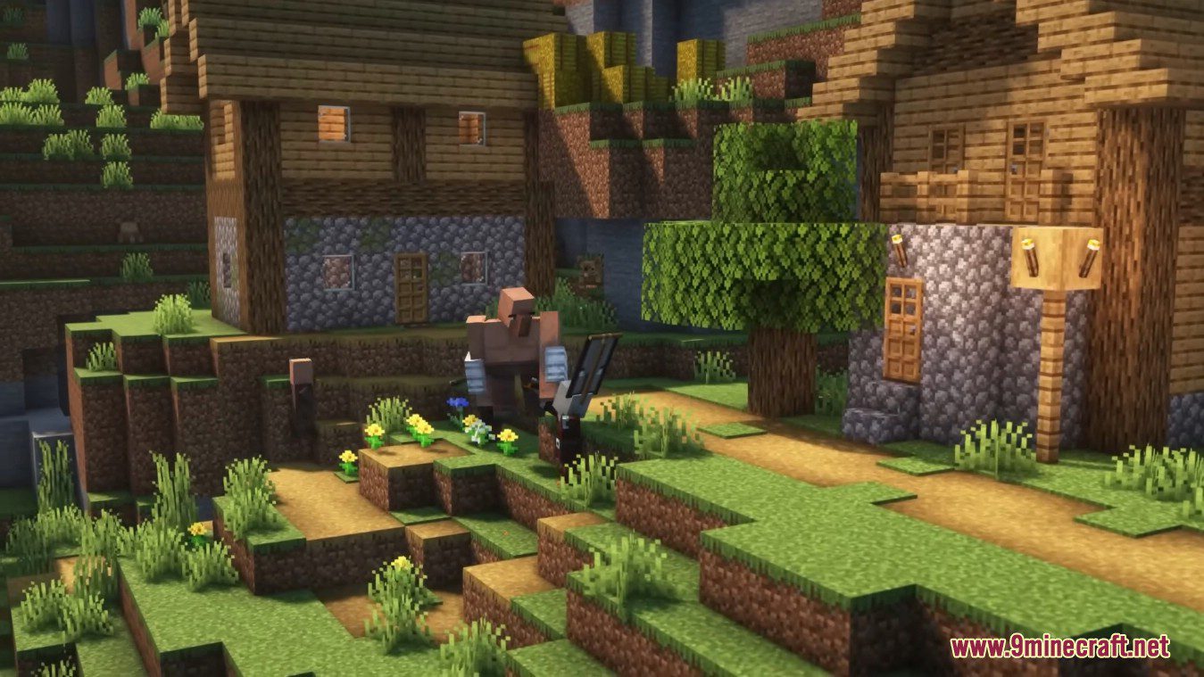 description_5 Mod Villager Brute (1.19.2) - alternative to Iron Golem