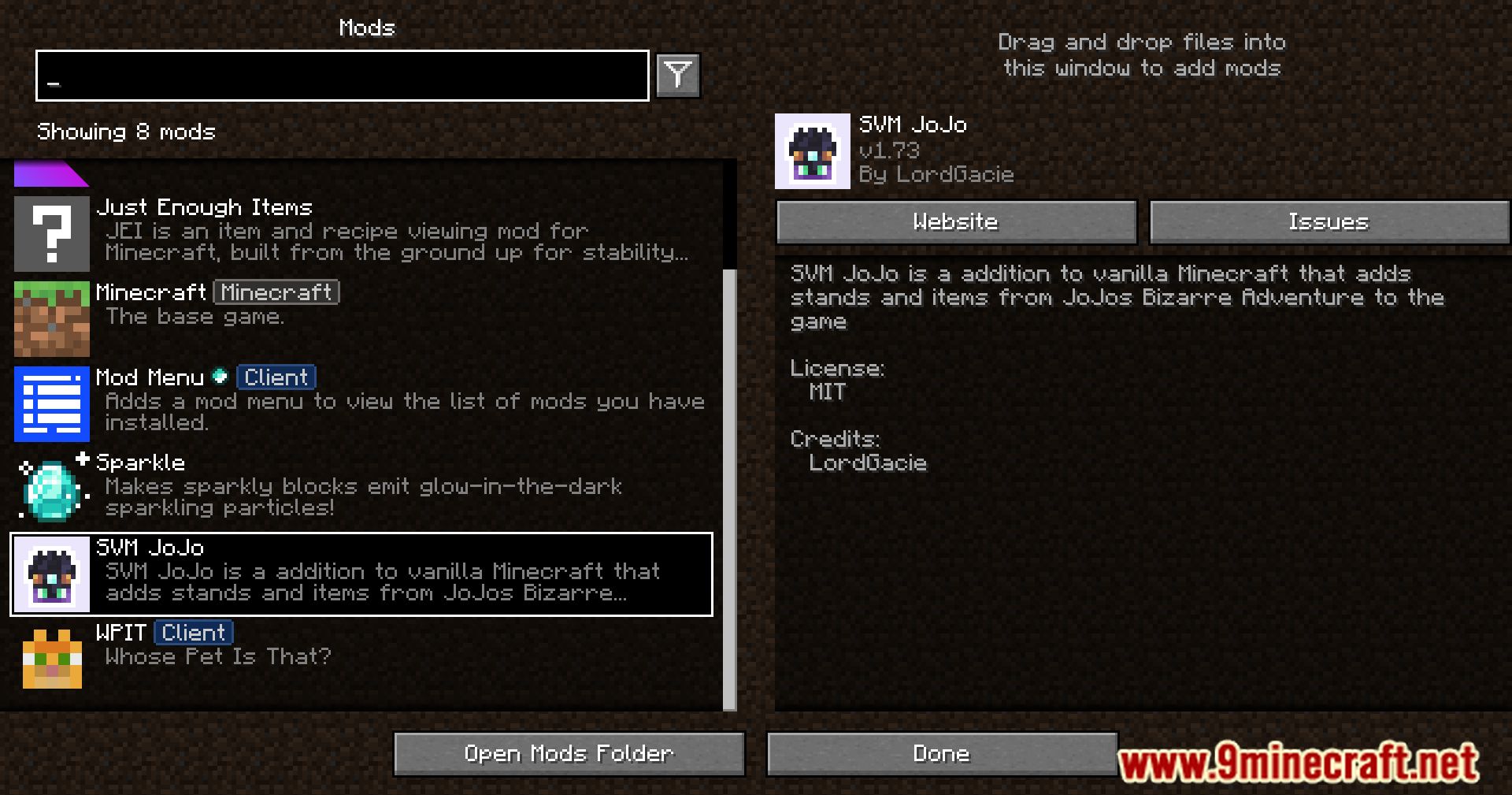 description_0 JoJo Stands Mod (1.20.1) - Эпические битвы с боссами и стойкость