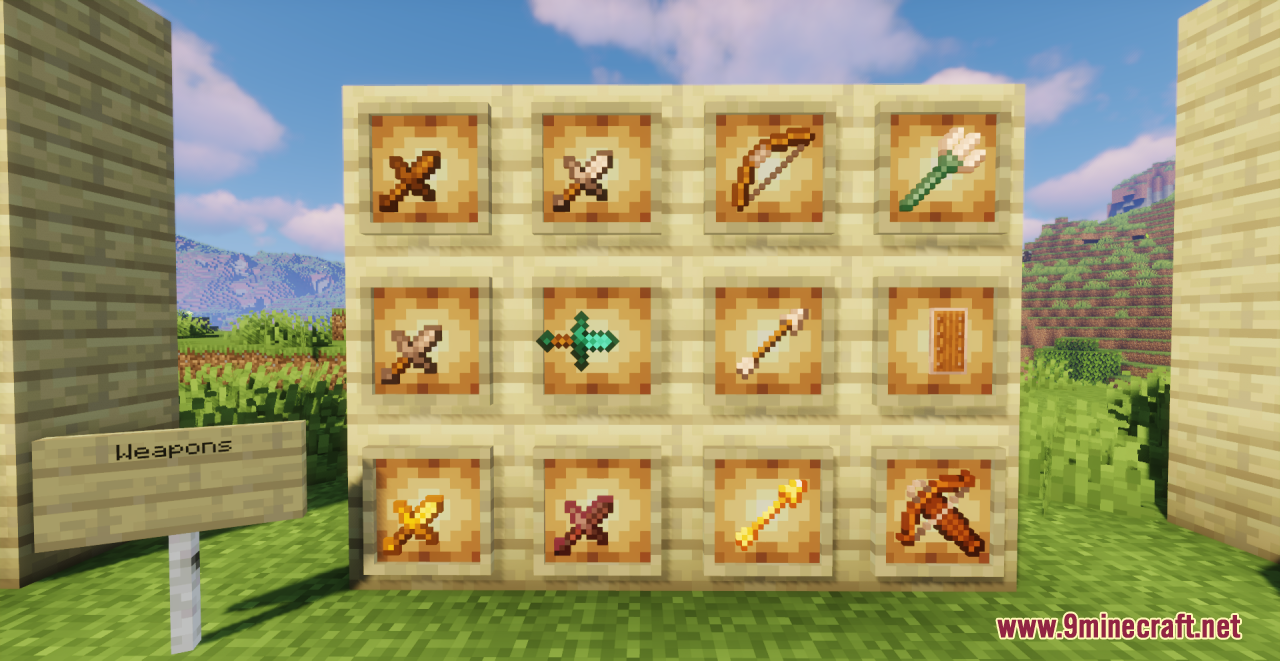 description_0 Tiny PVP Swords and Tools Resource Pack (1.20.2, 1.20.1) - текстур-пак