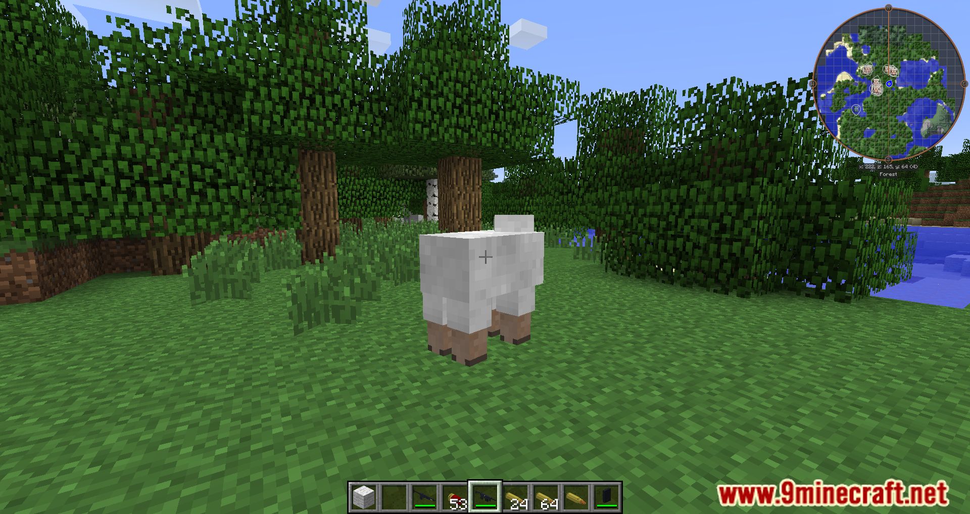 description_3 Guns, Cars, and Morph Modpack (1.7.10) - перестрелки, гонки и веселье