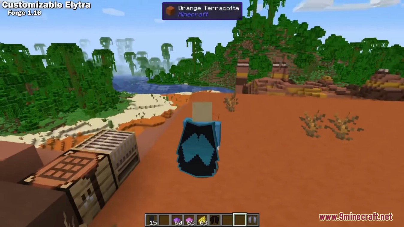 description_6 Mod Personalizable Elytra (1.20.4) - le permite pintar Elytra como armadura de cuero