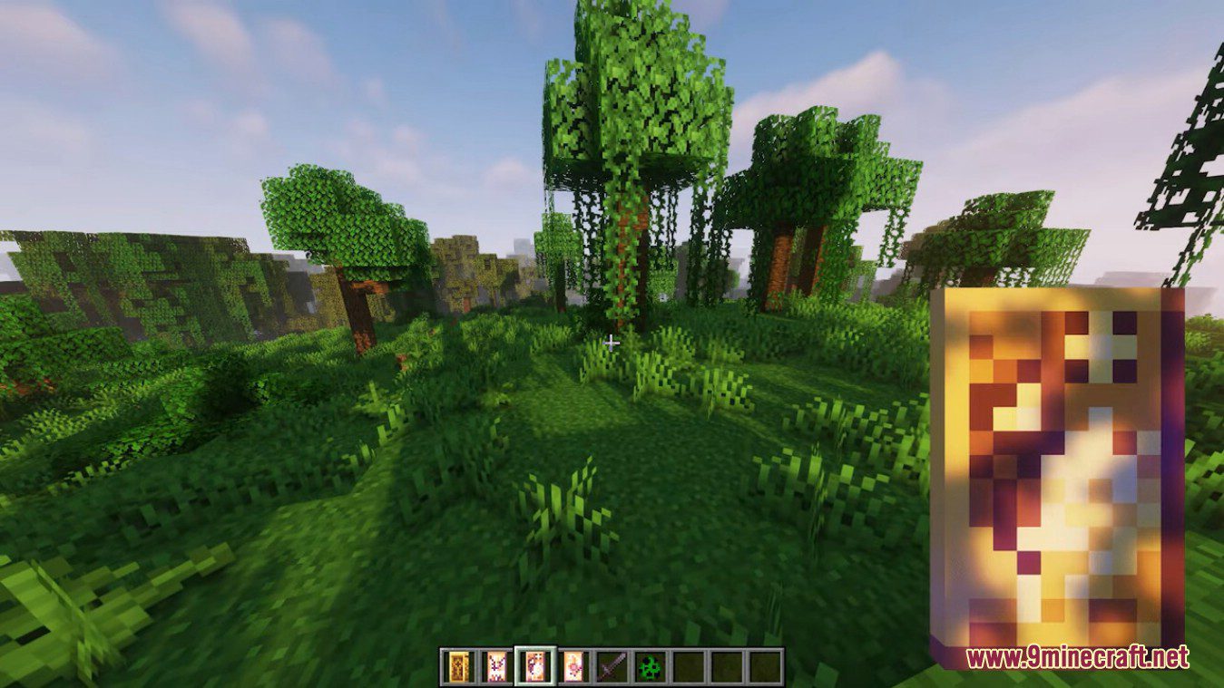 description_6 Tarot Cards Mod (1.20.4) - Cards have abilities