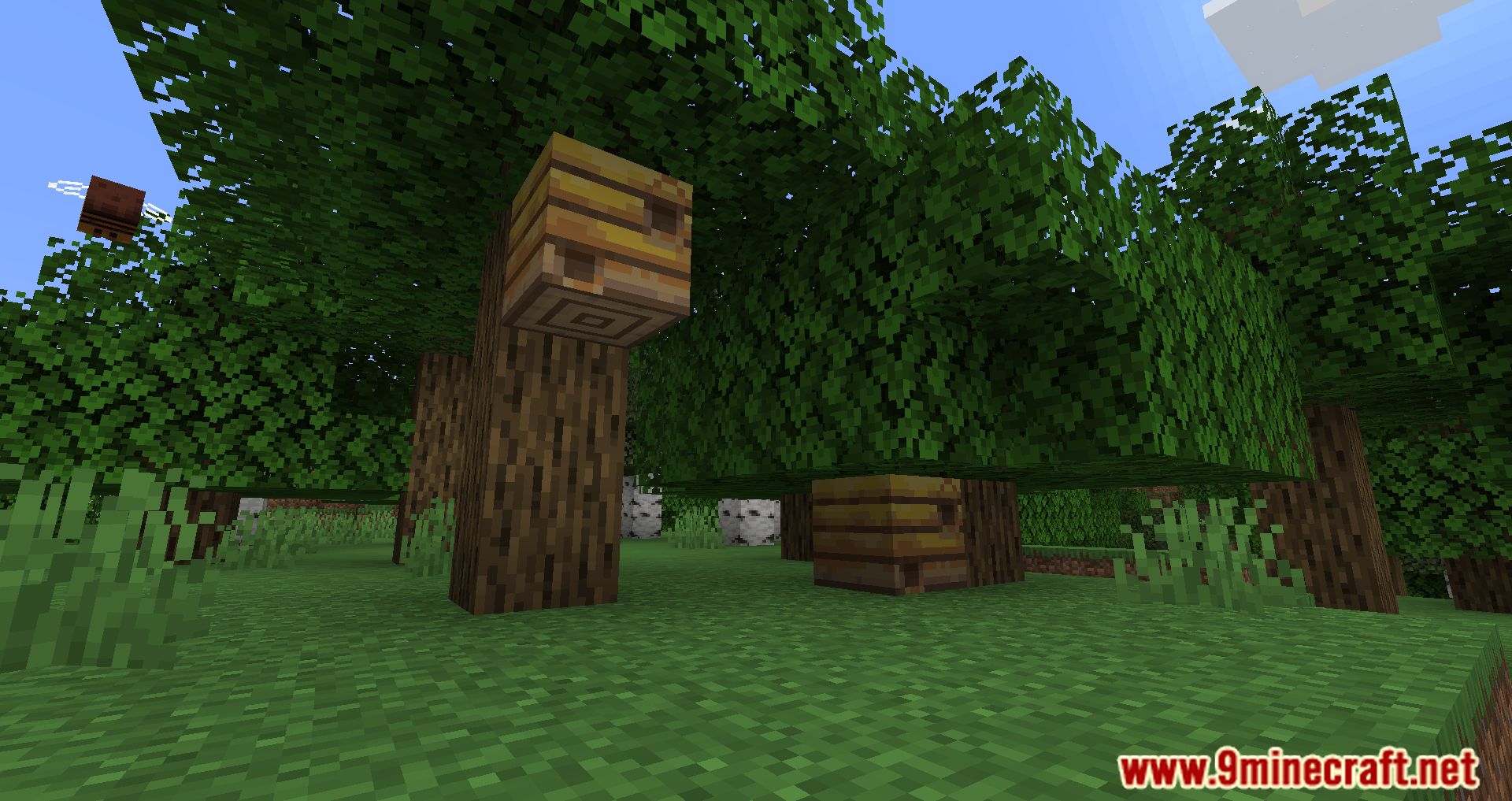 description_1 Bee Better Mod 1.18.2 - ряд новых функций, связанных с пчелами