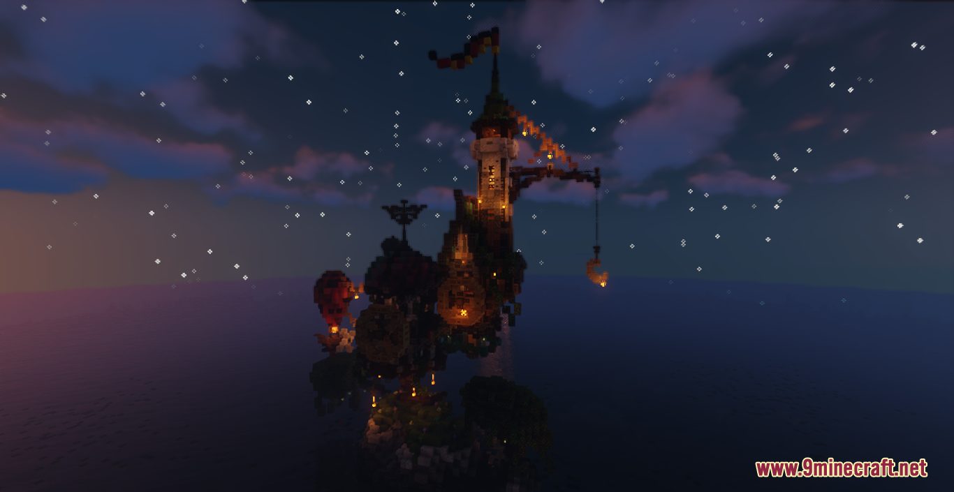 description_9 Fantasy Observatory Building Map (1.18.1) - Lonely Observer
