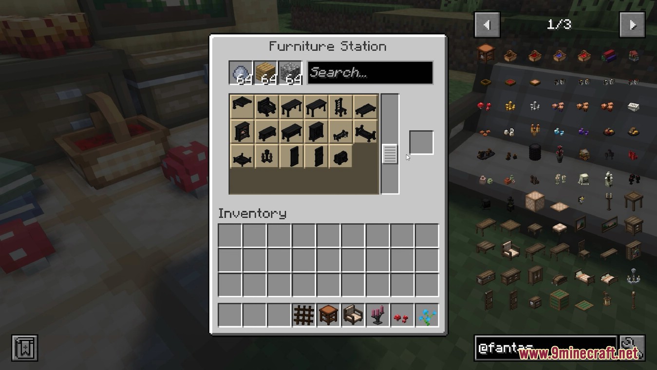 description_7 Fantasy furniture mods - themed decorative blocks in fantasy style