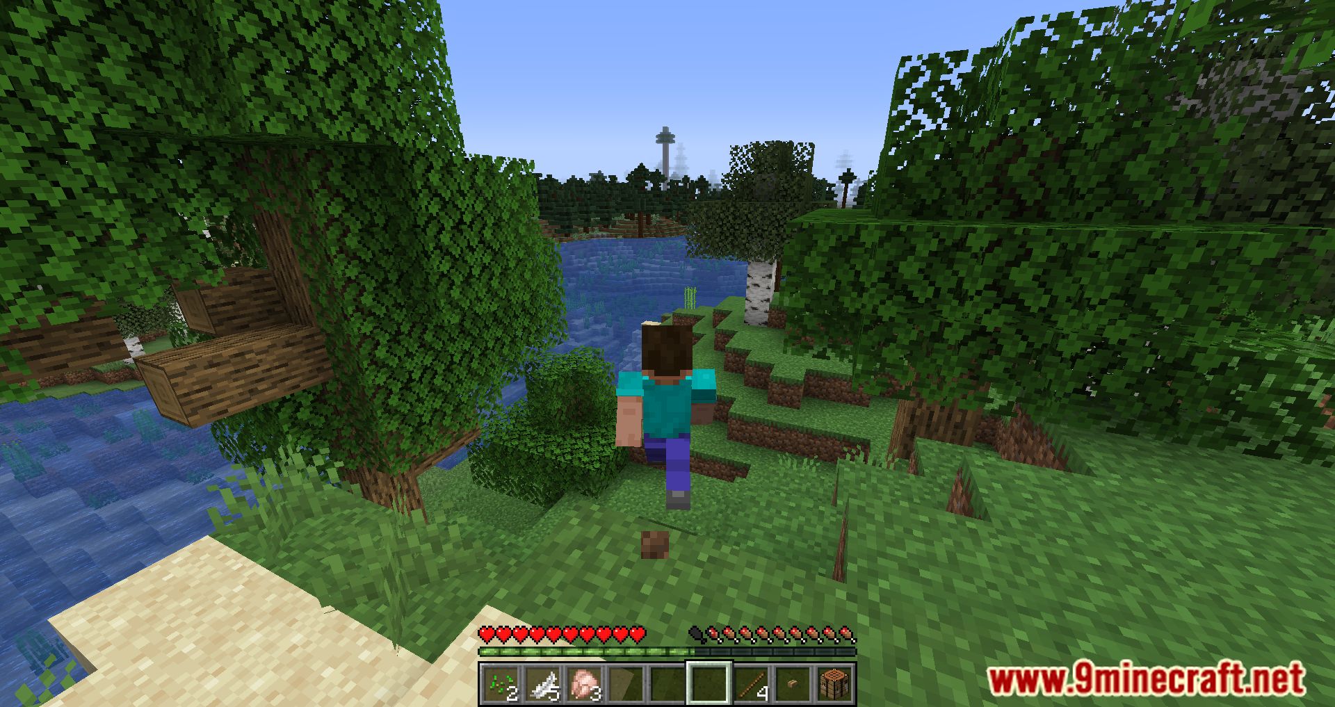 description_9 Auto HUD Mod (1.20.4) Fabric version - A mod that allows you to know when to hide an image